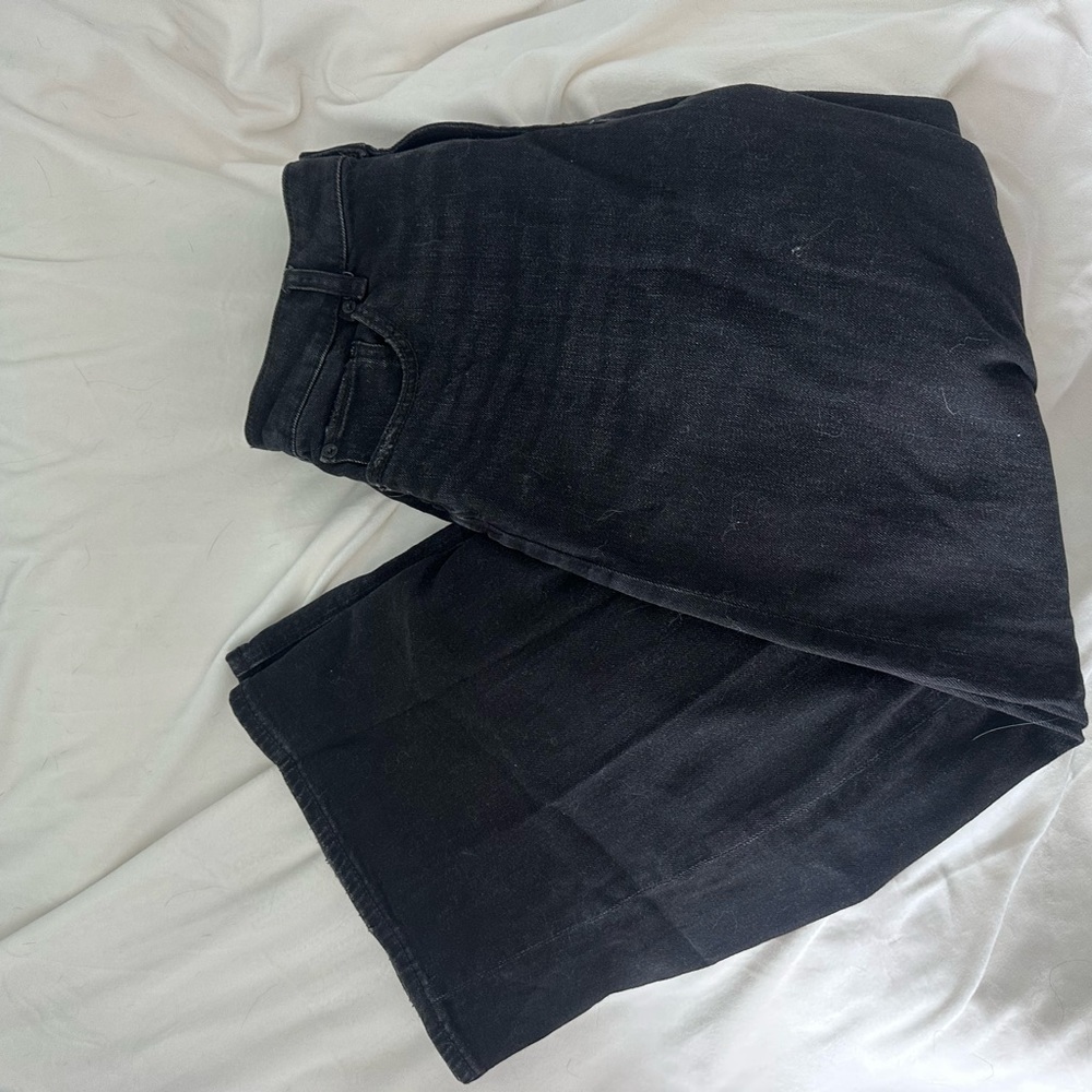 American Eagle Outfitters Black Wide Leg Jeans